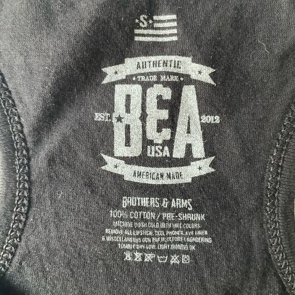 BEA Brothers & Arms Women’s Sleeveless Tank Top Size S,Black, Keep Calm & Reload - Picture 5 of 6